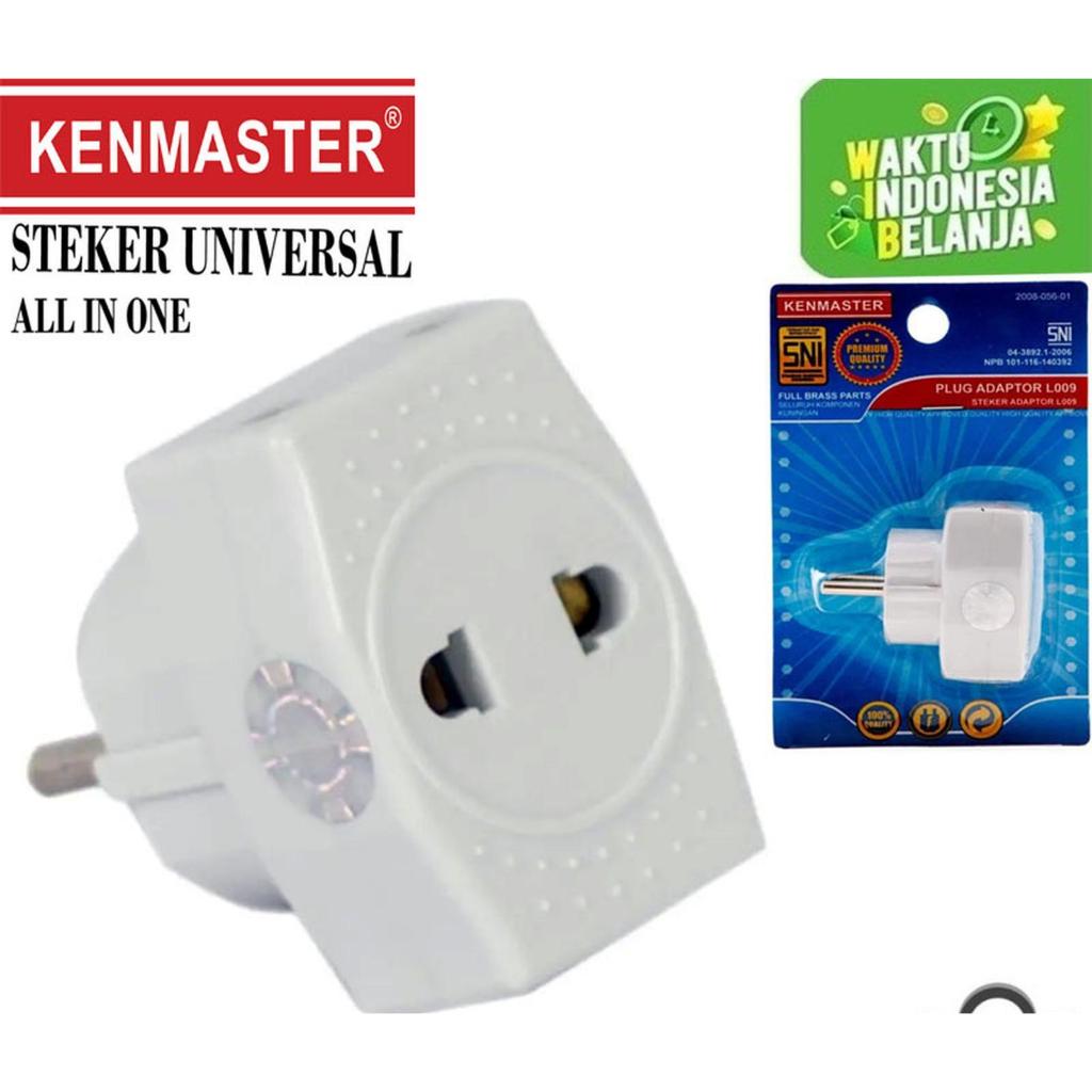 Colokan 3 Lubang Steker Colokan listrik Kenmaster L009