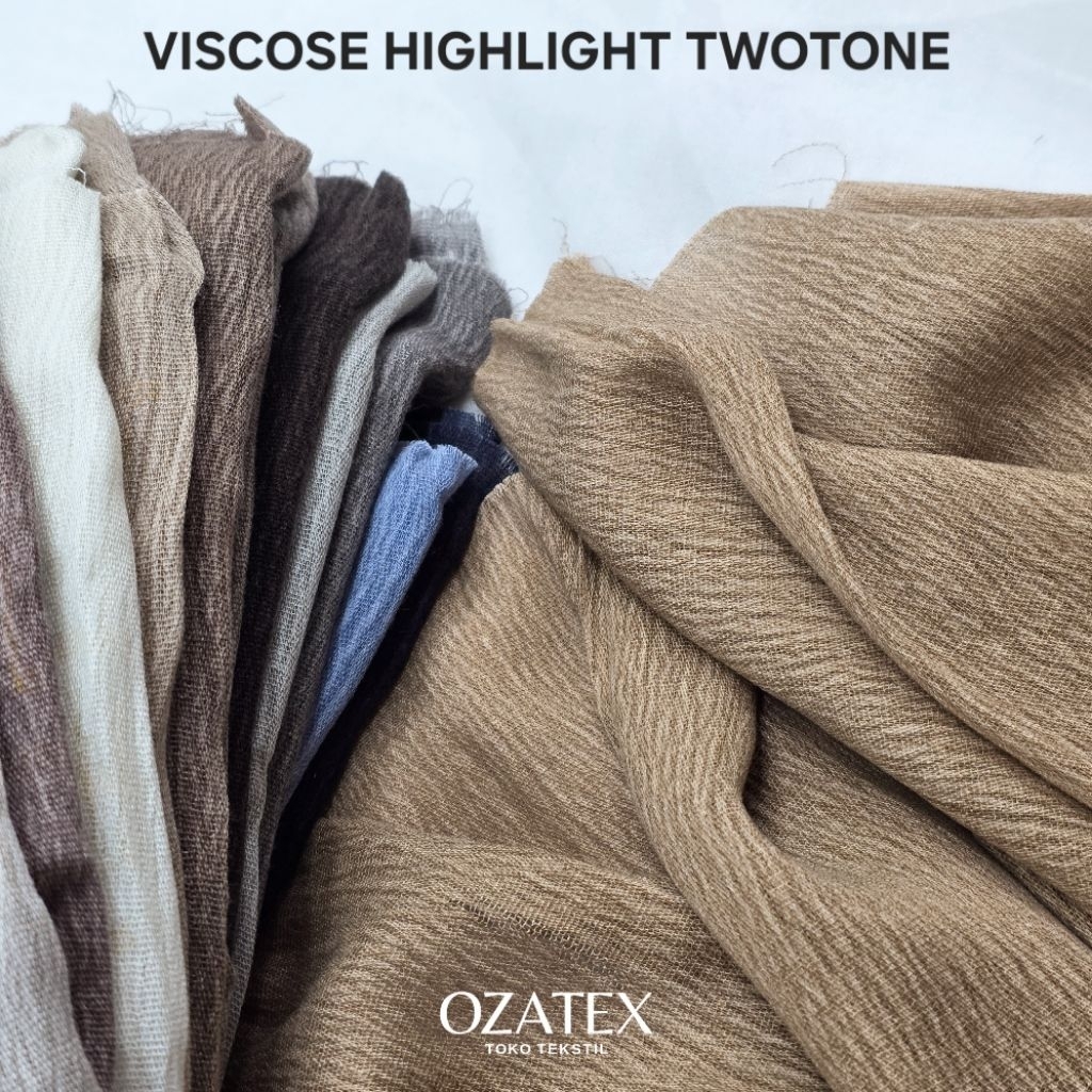 Kain VISCOSE HIGHLIGHT Premium Wanita - Harga Per Setengah Meter