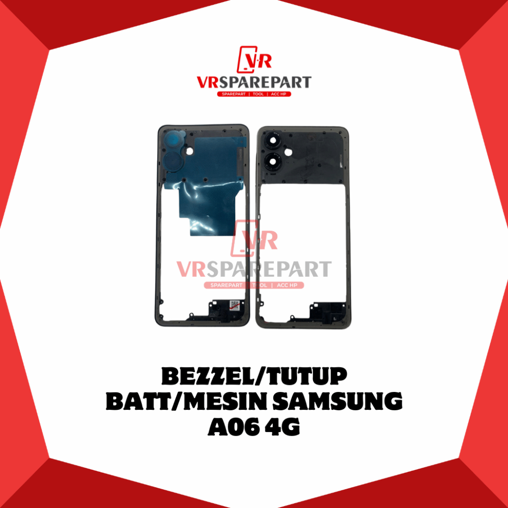 TUTUP BATERAI SAMSUNG A06 4G / TUTUP MESIN / BATRE