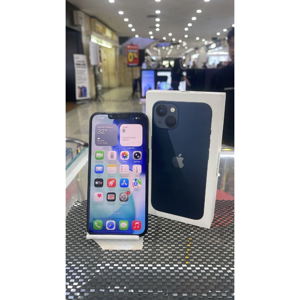 IPHONE 13 128 SECOND SEKEN BEKAS 128GB EX GARANSI RESMI
