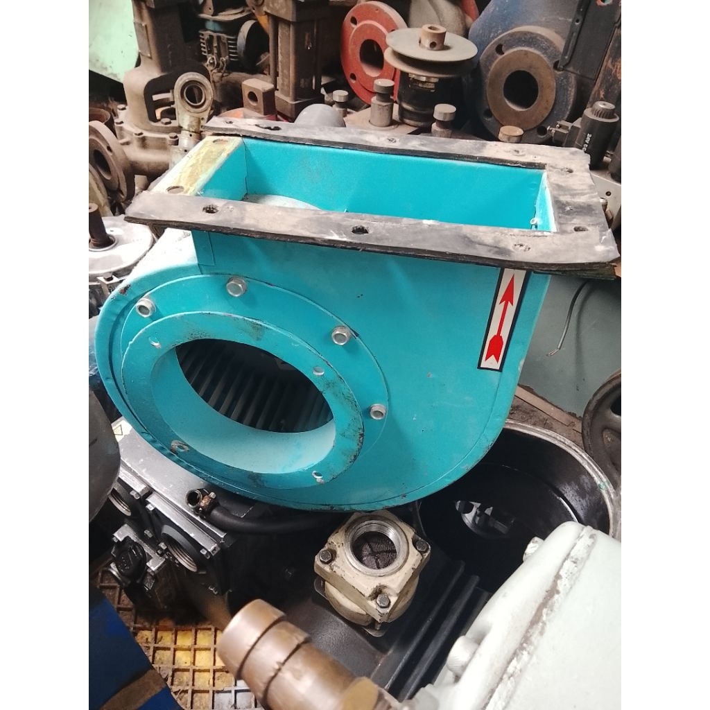 Centrifugal blower fan 0,55kw 3/4hp 220v 2900rpm impeler 160mm, bekas