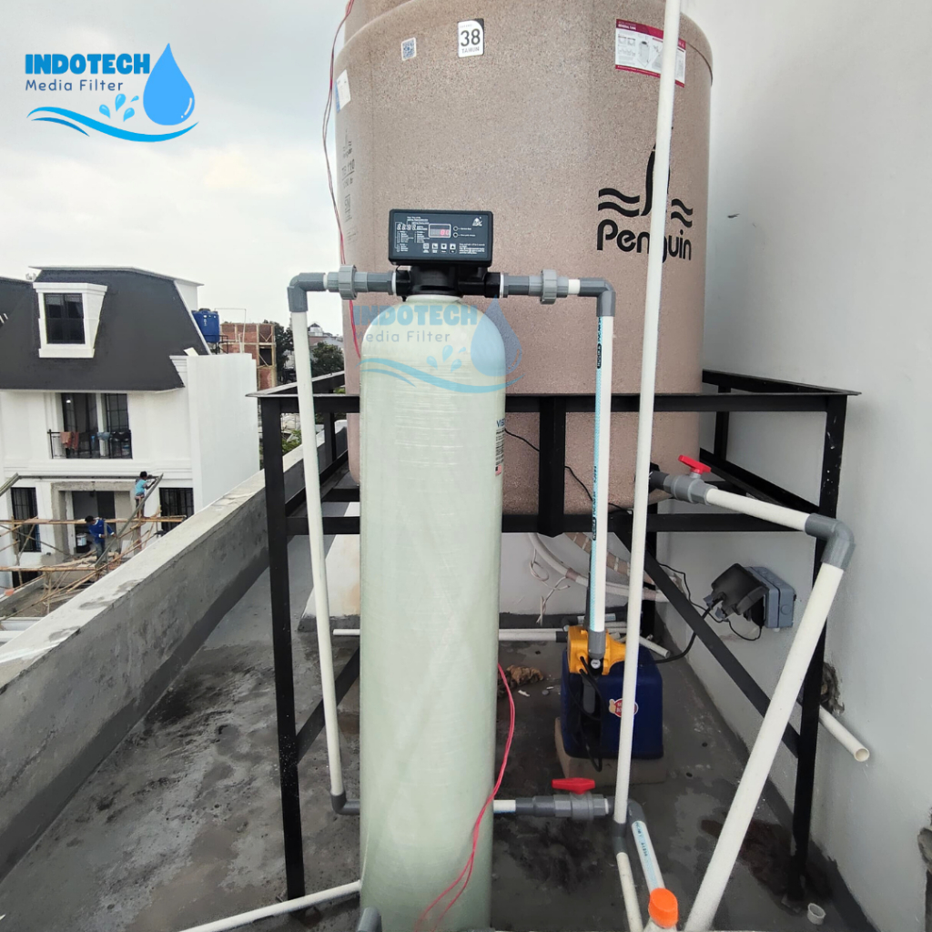 Filter Air Sumur Bor - Filter Air Zat Besi - Air Kuning dan Bau - Filter Air Otomatis Backwash