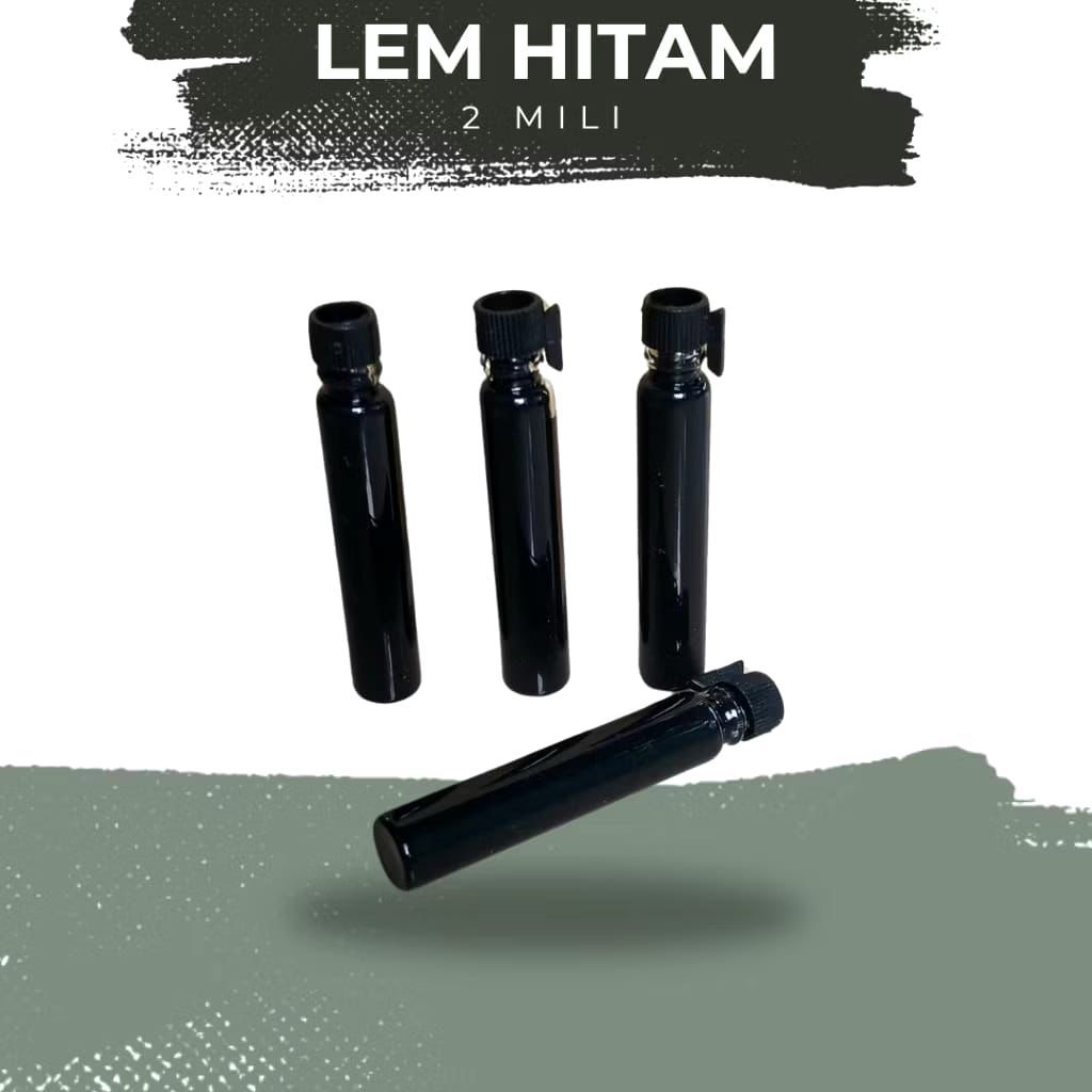 Lem Bulu Mata Mini Botol Kaca