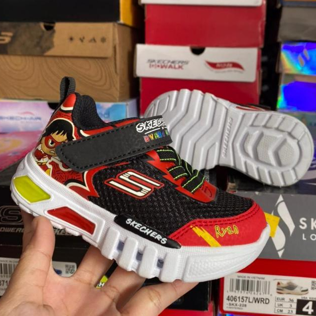 Sepatu anak skechers 406043 LED