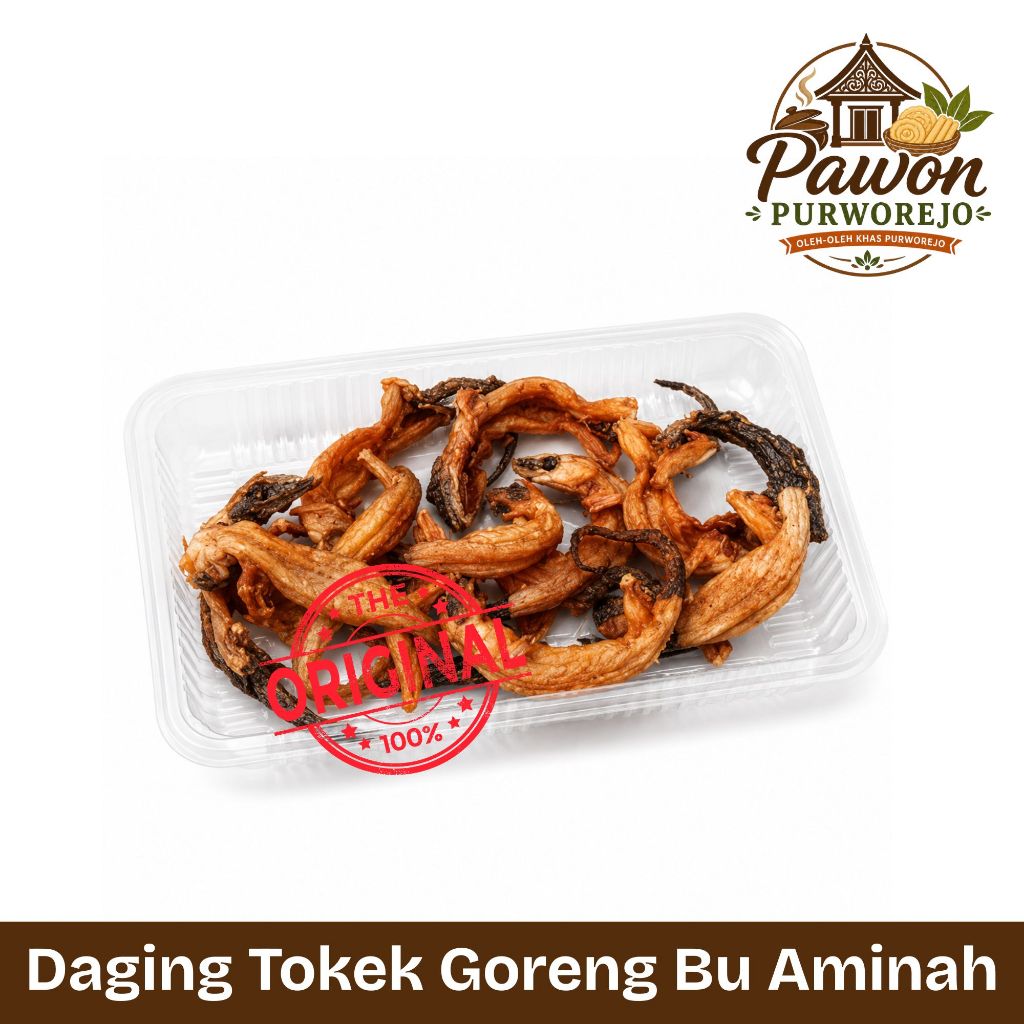 Daging Tokek Goreng Asli Bu Aminah Herbal Original