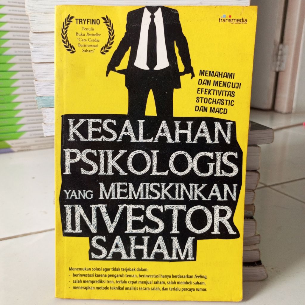 Buku Bekas Kesalahan Psikologis yang Memiskinkan Investor Saham.