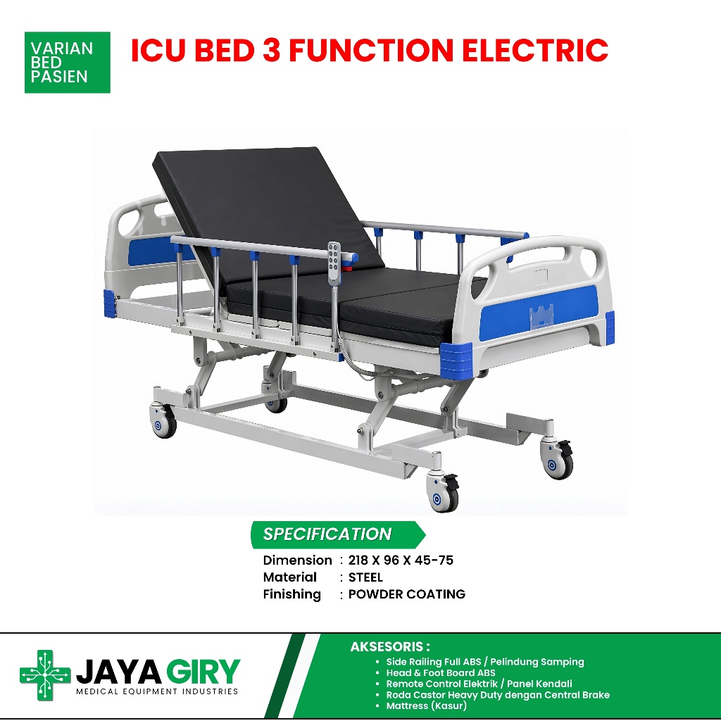 ICU Bed 3 Function Electric