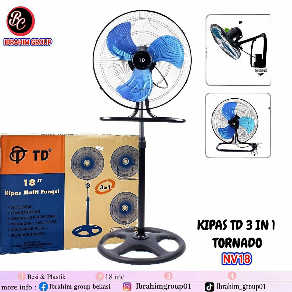KIPAS ANGIN BERDIRI TERBARU TORNADO