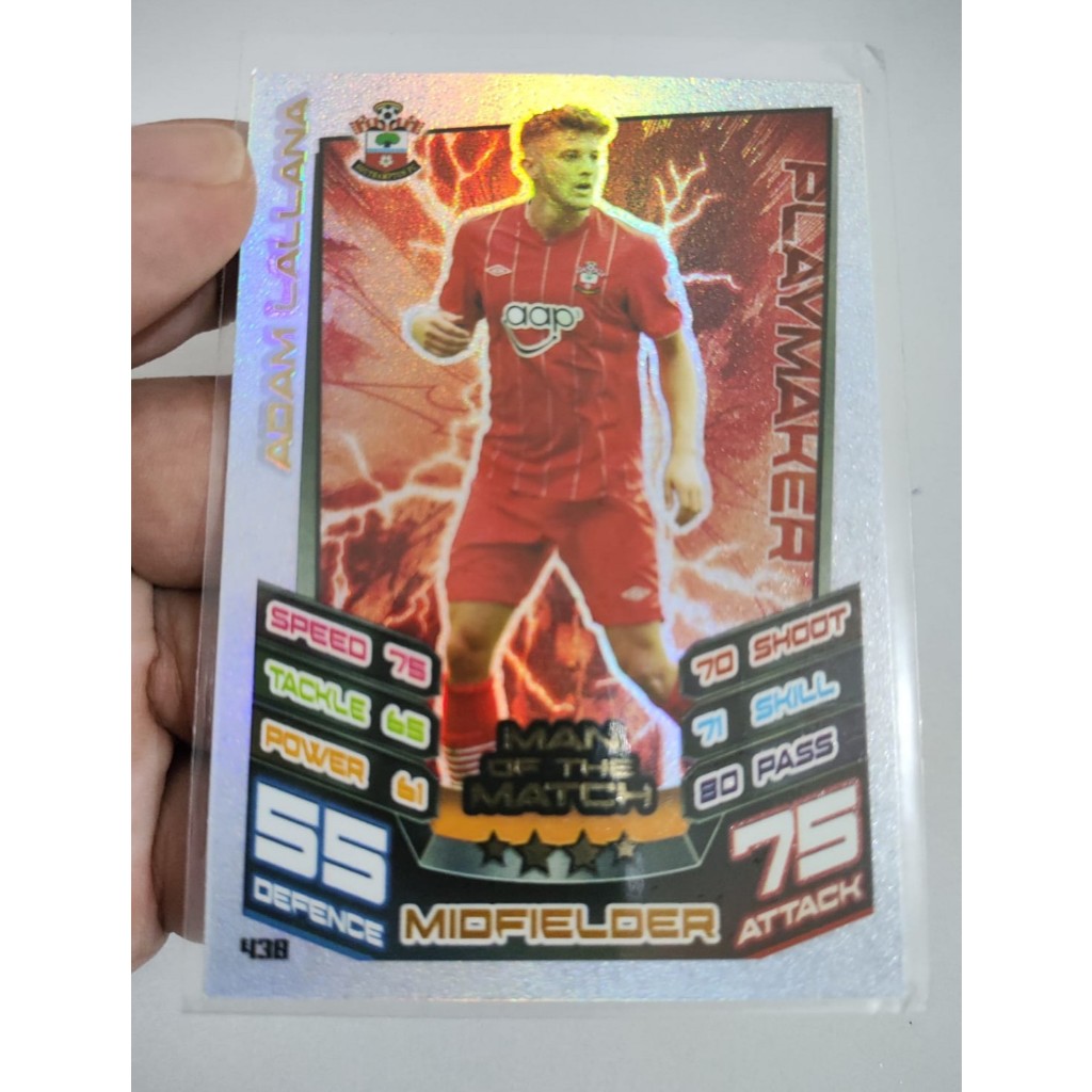 kartu adam lallana - match attax