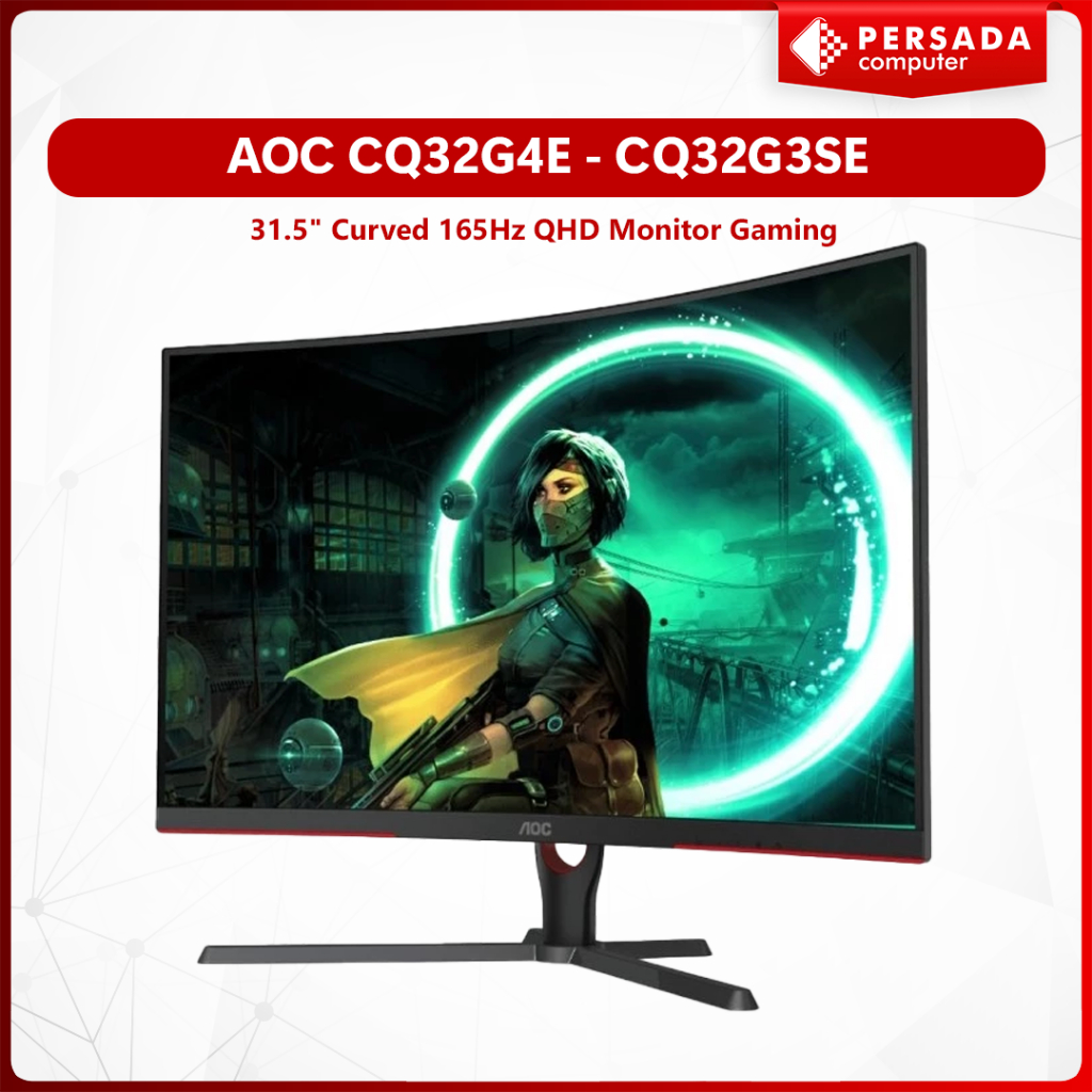 AOC CQ32G4E / CQ32G3SE  31.5" Curved 165Hz QHD Monitor Gaming