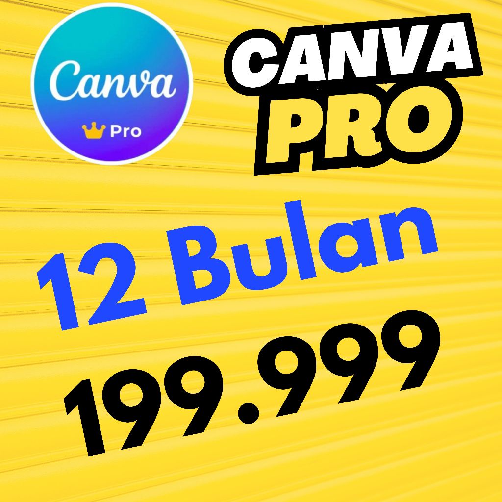 Canva Pro 12 Bulan