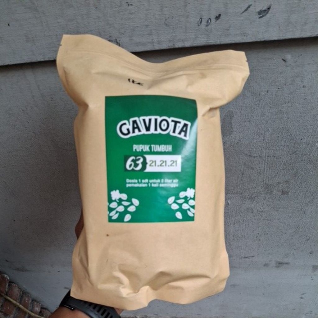 pupuk gaviota 63 berat 1 kg pertumbuhan