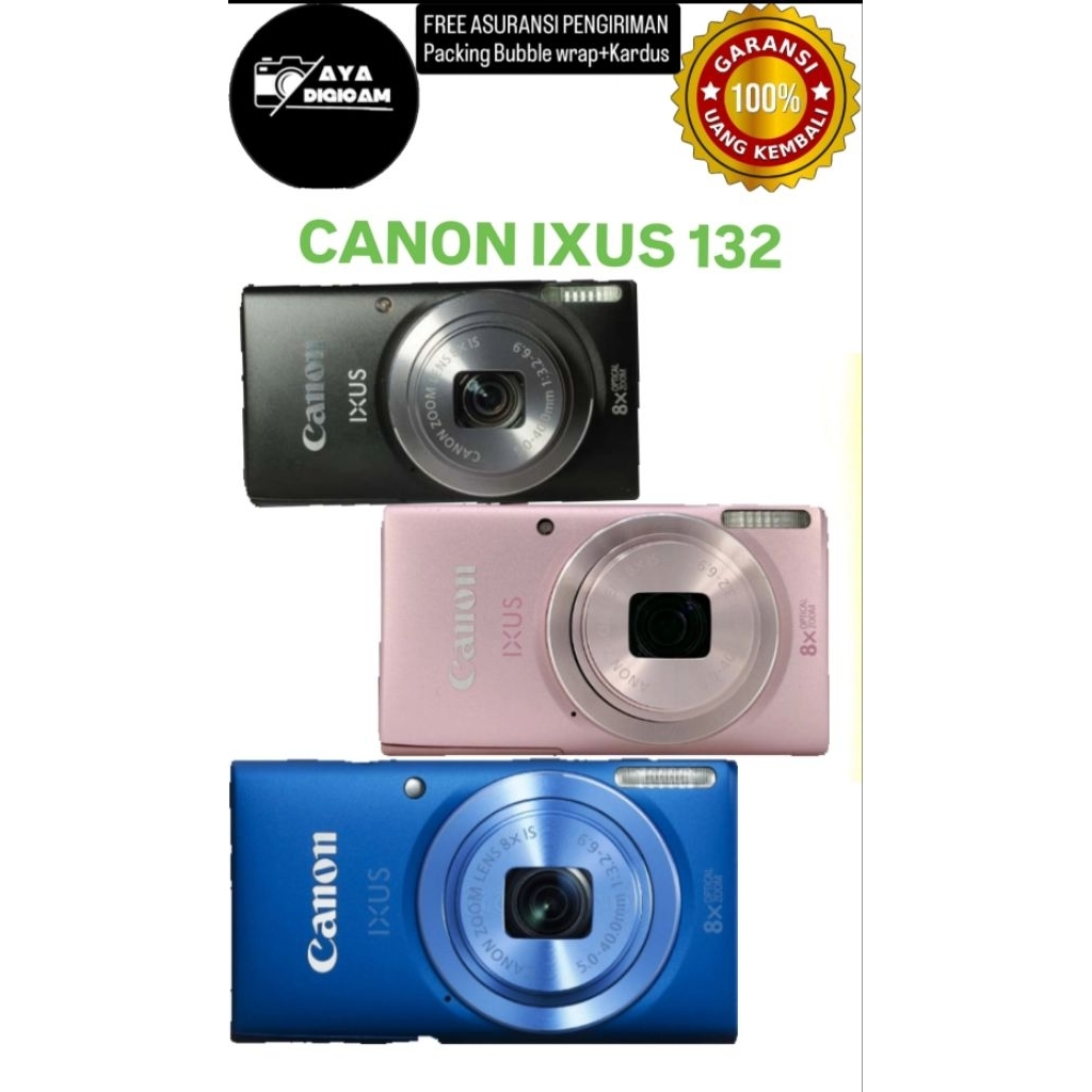 CANON IXUS 132 CANON IXUS HD KAMERA CANON IXUS/DIGICAM/POCKET