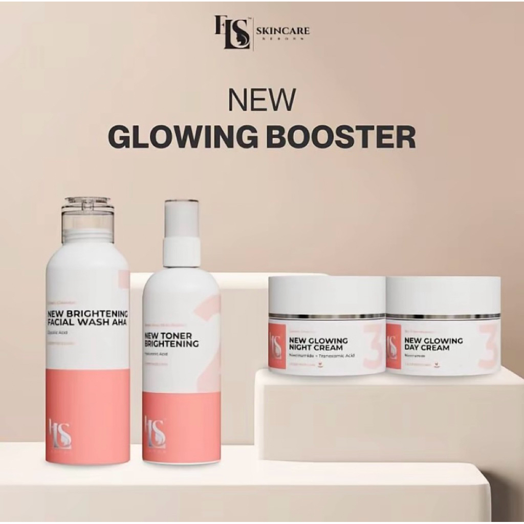 PAKET NEW GLOWING BOOSTER LS SKINCARE