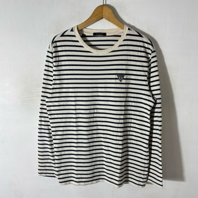 KAOS LONGSLEEVE GUESS STRIPE
