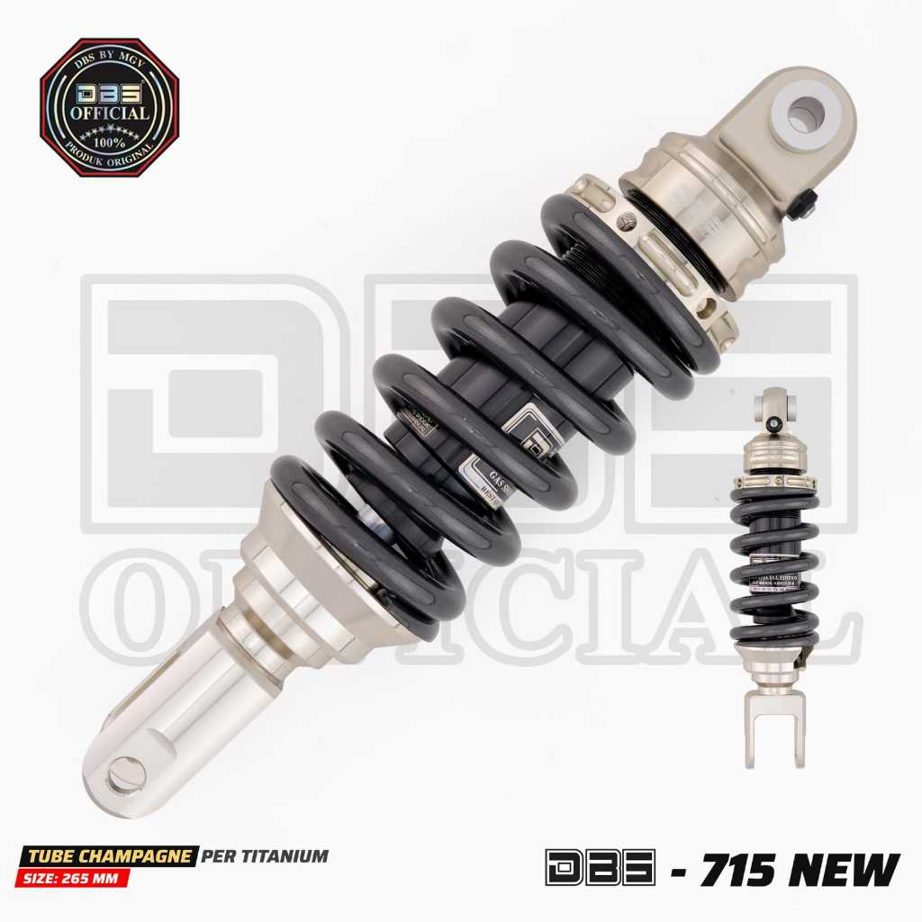 DBS 715 Mono Shock ALL NEW VIXION R15 XABRE MT 15 NVL NVA ukuran 265mm