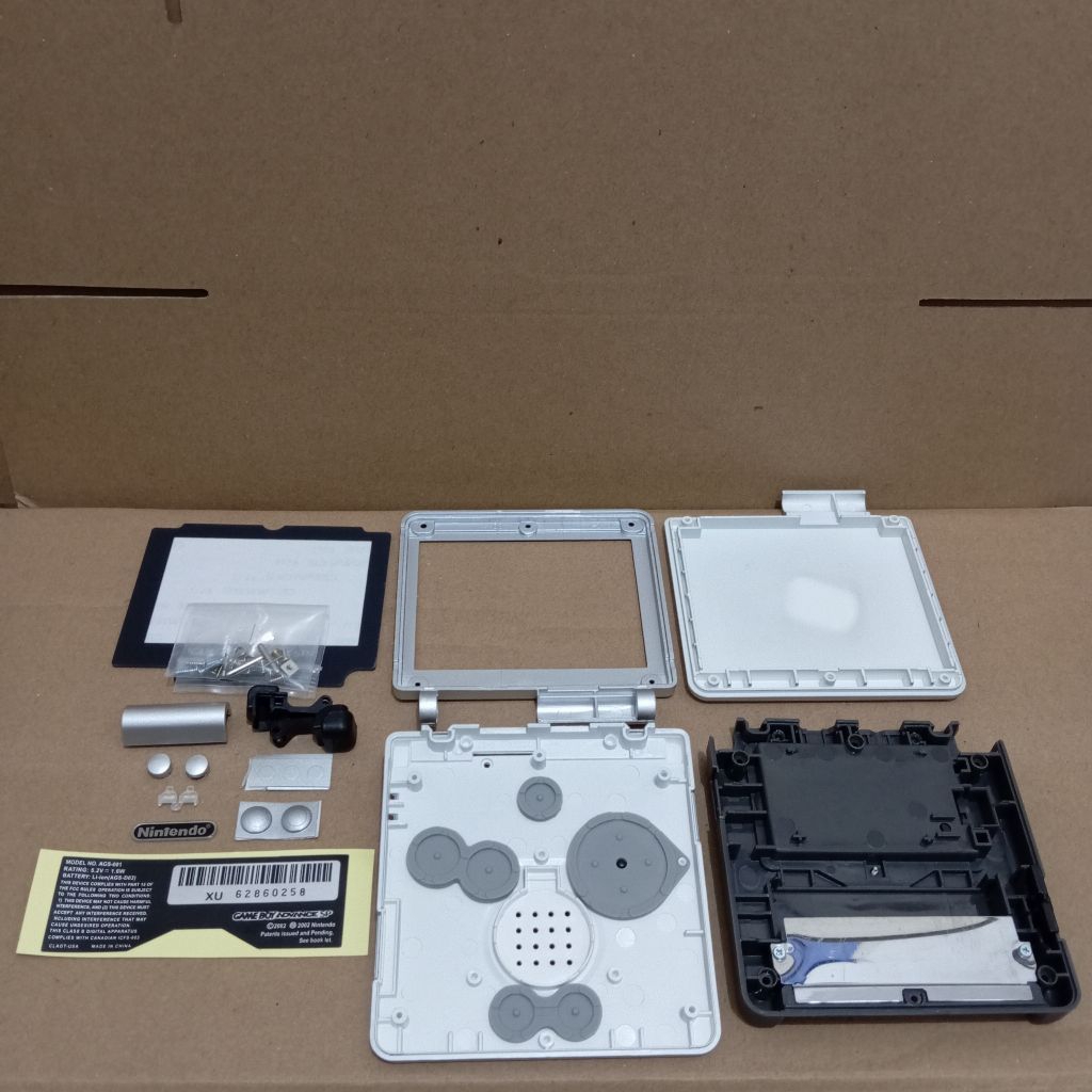 casing Gameboy Advance SP 101/001 full set NES VERSION