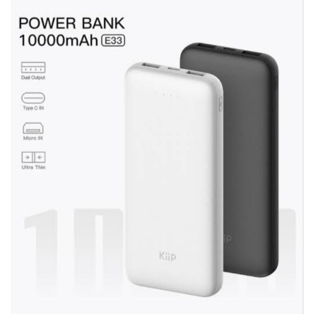 Powerbank KiiP E33 10000mAh