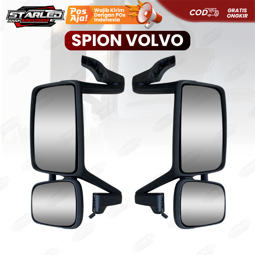 Spion Volvo Spion Truk Elektrik Modifikasi Truk Universal untuk Hino Lohan Canter Fuso Isuzu Giga EL
