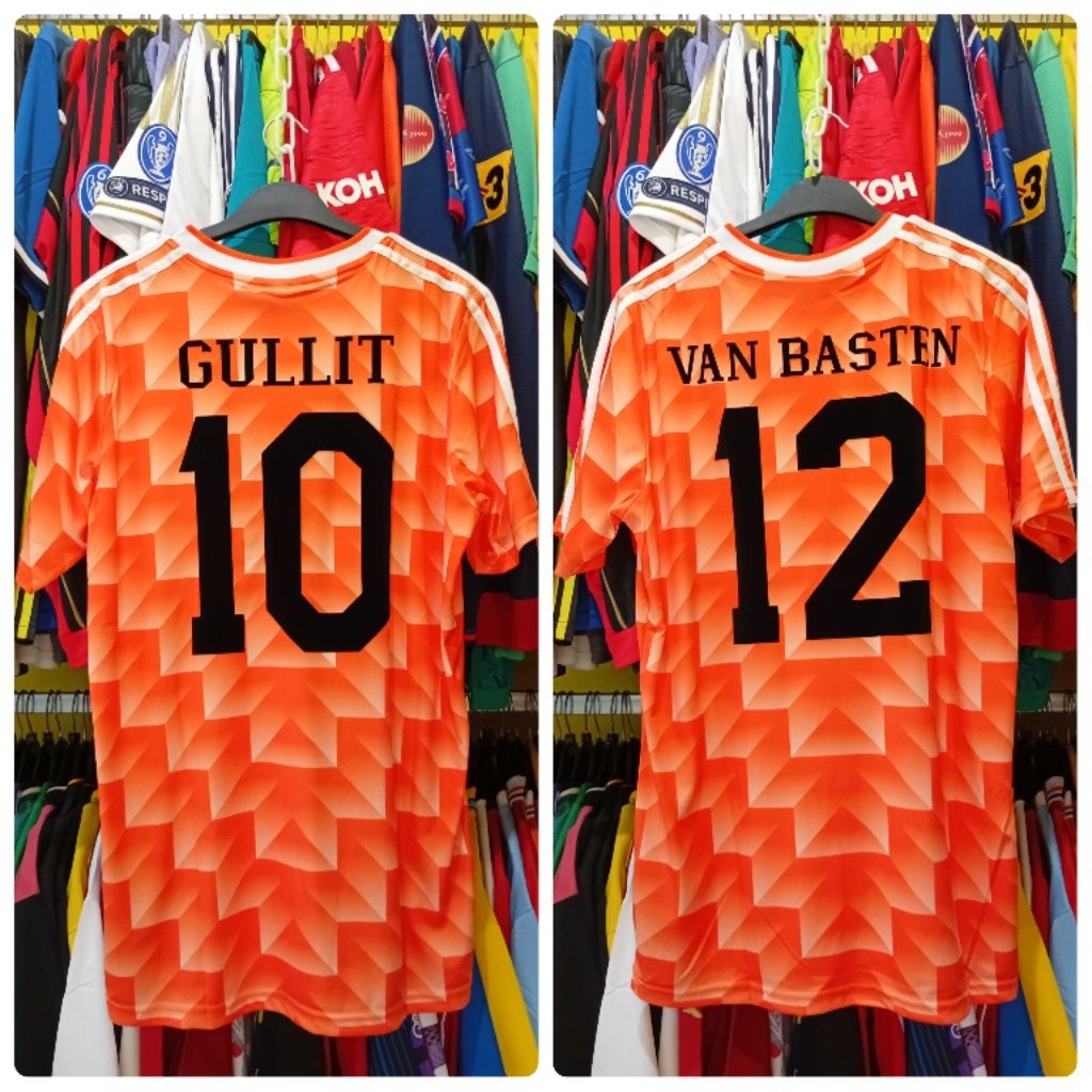 [NAMESET VELVET] JERSEY BOLA RETRO GO HOLLAND