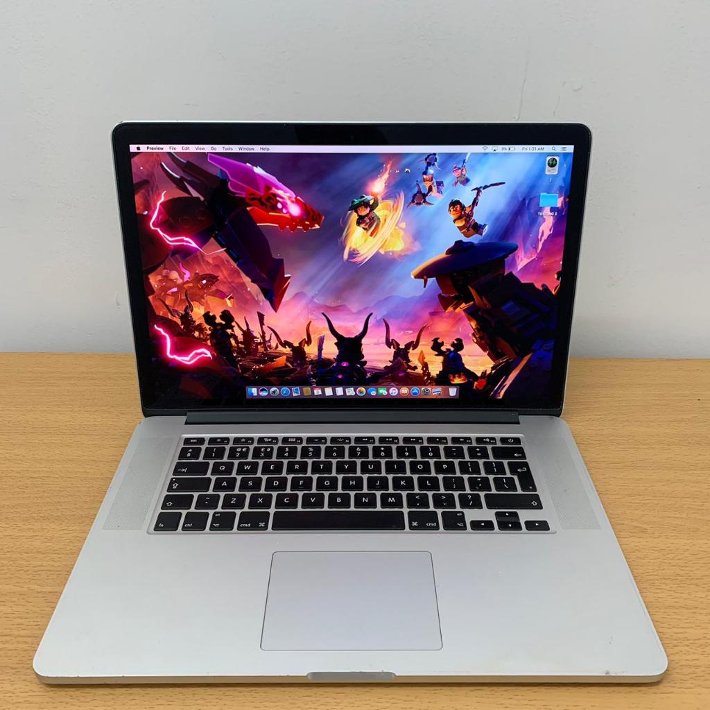 PROMO Macbook Pro 2015 15inch core i7 RAM 16GB SSD 128GB/256GB/1TB SECOND