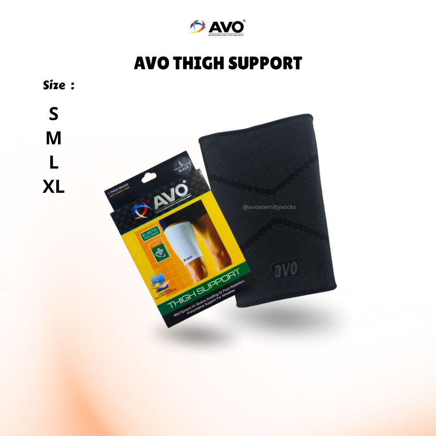 AVO Thigh Support Deker | Pelindung Kaki & Pelindung Paha Olahraga Futsal