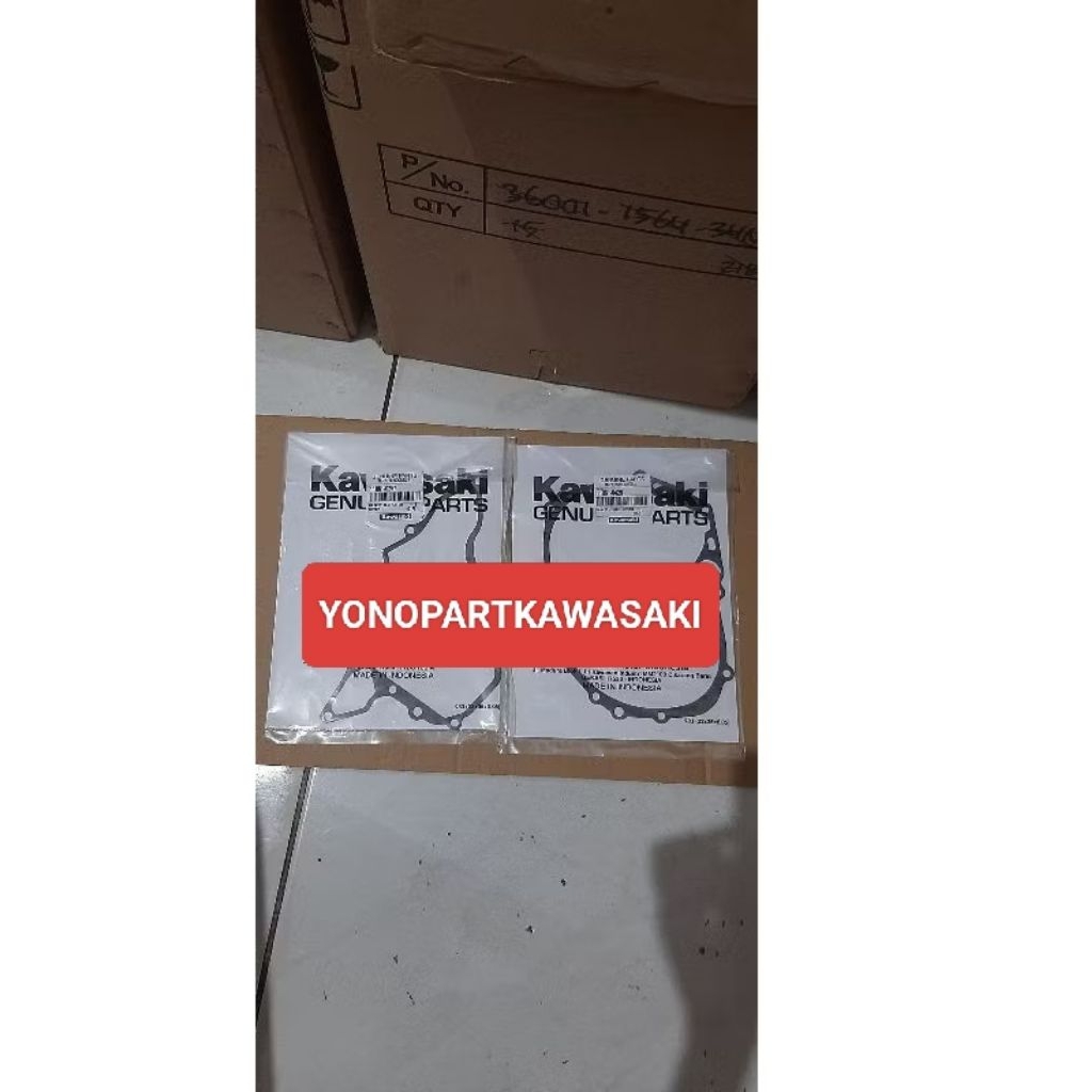 Paking Bak Kopling dan Paking Bak Magnet Kiri Kanan Kawasaki Kaze,Edge,ATHLETE Original