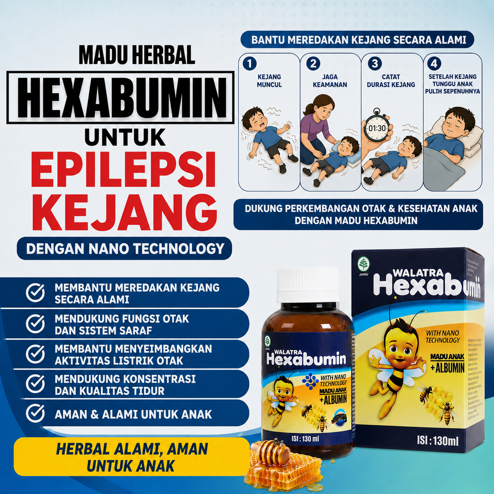 Obat Epilepsi,Kejang Anak,Obat Step,Obat Kejang Demam Pada Anak,Madu Hexabumin Anak