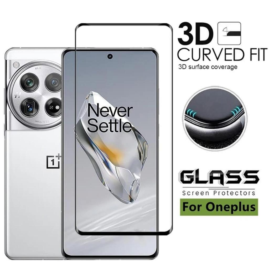 MD - Tempered Glass 3D Curved for Oneplus 11 / 12 / 13 Full Cover - Oneplus 11