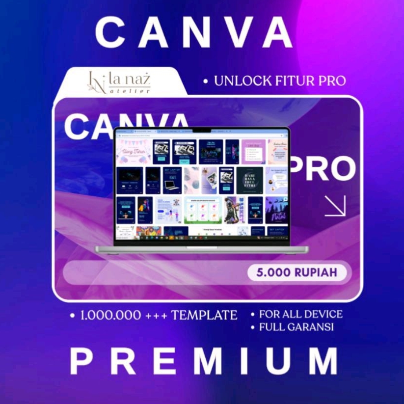 1 BULAN PREMIUM TEMPLATE CANVA