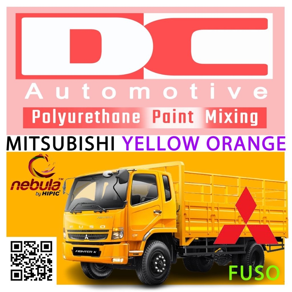 Cat PU Mitsubishi Fuso Yellow Orange Solid