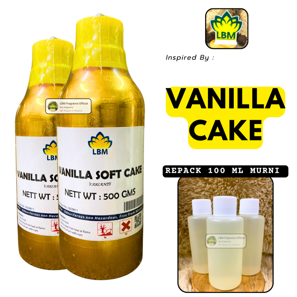 Bibit Parfum LBM - Vanilla CAKE ( 100 ML Repack ) LBM Fragrance