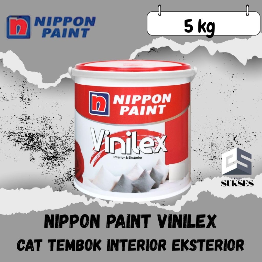 NIPPON PAINT VINILEX CAT TEMBOK INTERIOR DAN EKSTERIOR 5KG