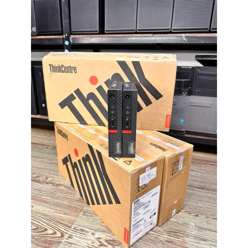 Pc Mini ThinkCentre Lenovo M720q i3 8Th Ram 8Gb ssd 256gb Fullst dus dan kyboard mouse