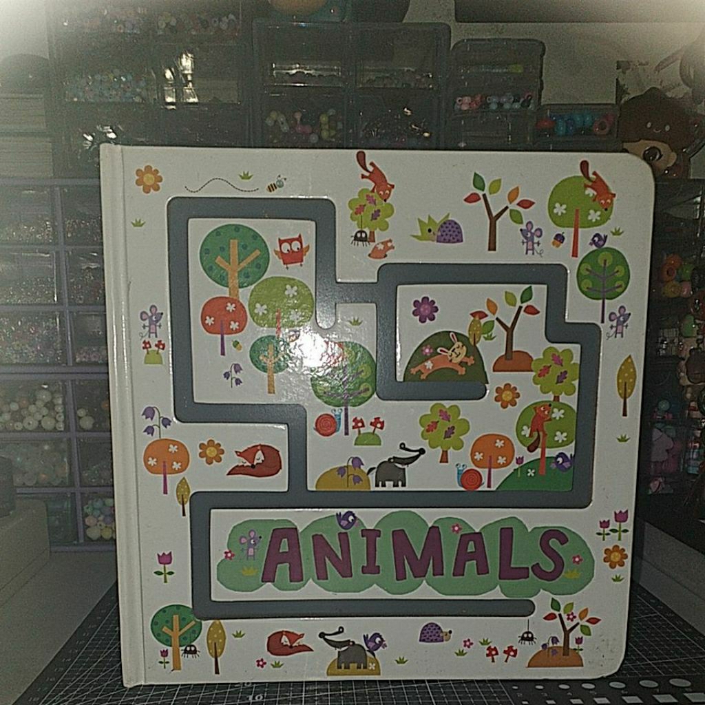 Animal Trace the Track Book (board book)