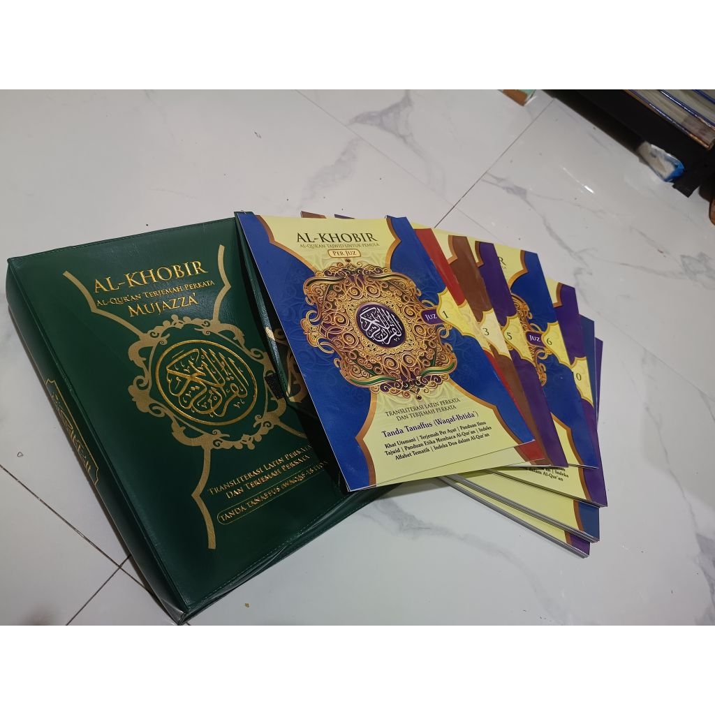 Alquran Al Khobir Per Juz A4 cover kalep Ukuran Besar Mujazza' Al khobir A4