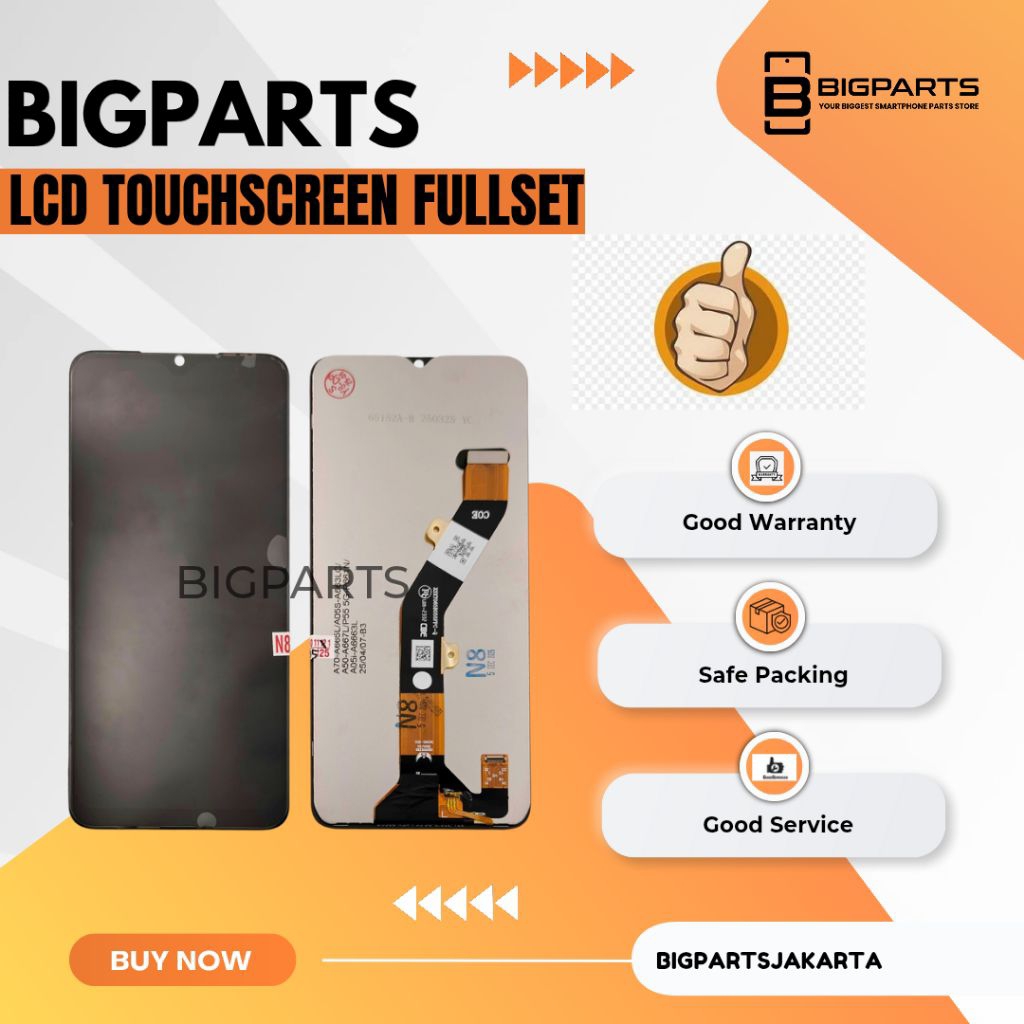 LCD TOUCHSCREEN ITEL A50 A667LP / ITEL A90 COMPLETE