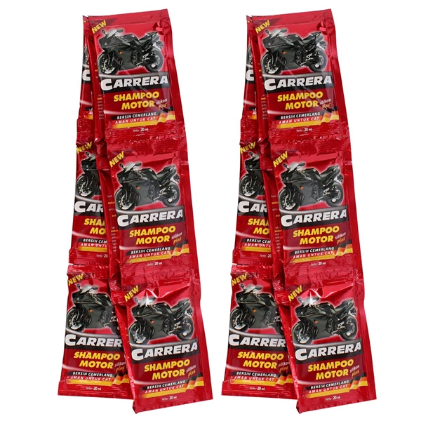 Shampo Motor Carrera Kemasan Sachet - 20 ML