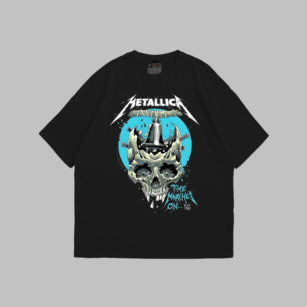 PROMO TSHIRT METALICA BLACK COTTON