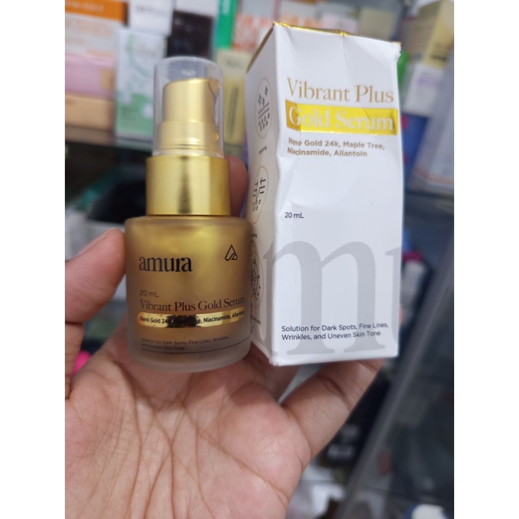 AMURA GOLD SERUM 20ML SERUM FLEK HITAM