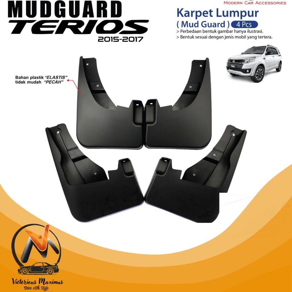 Karpet Lumpur / Mud guard mobil Terios 2015/2016/2017