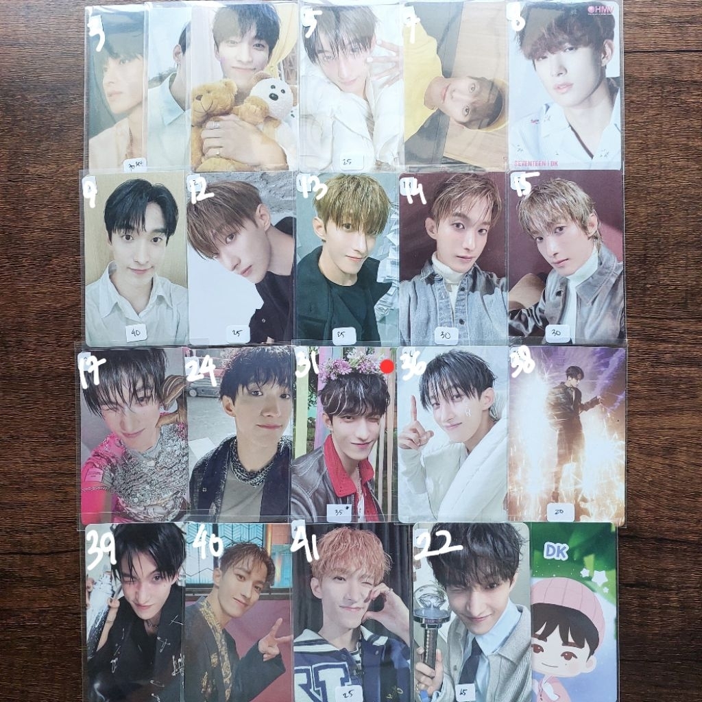 SEVENTEEN DK DOKYEOM STF FTS HITORIJANAI BSS STAMP RALLY HAPPY BURSTDAY POB ALBUM PHOTOCARD PC OFFIC