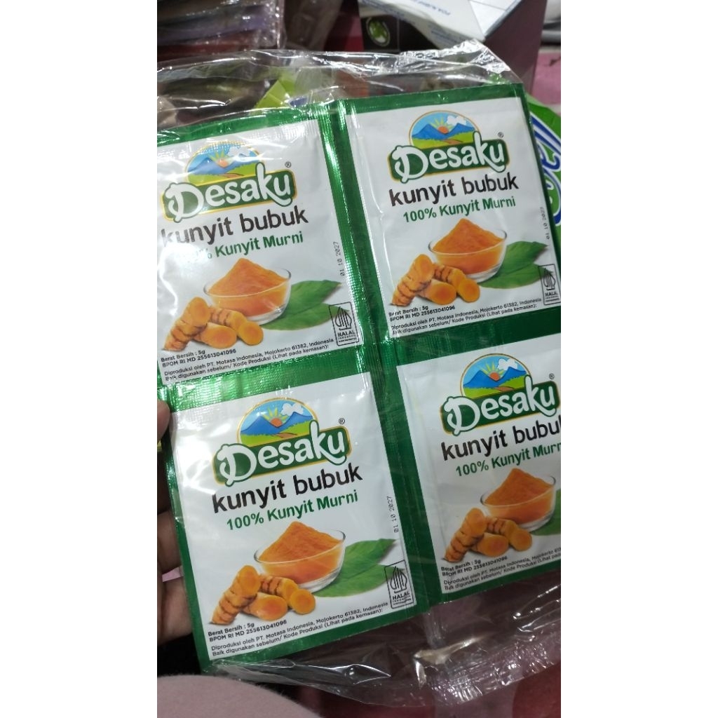 desaku kunyit bubuk 1 pak isi 24 pak