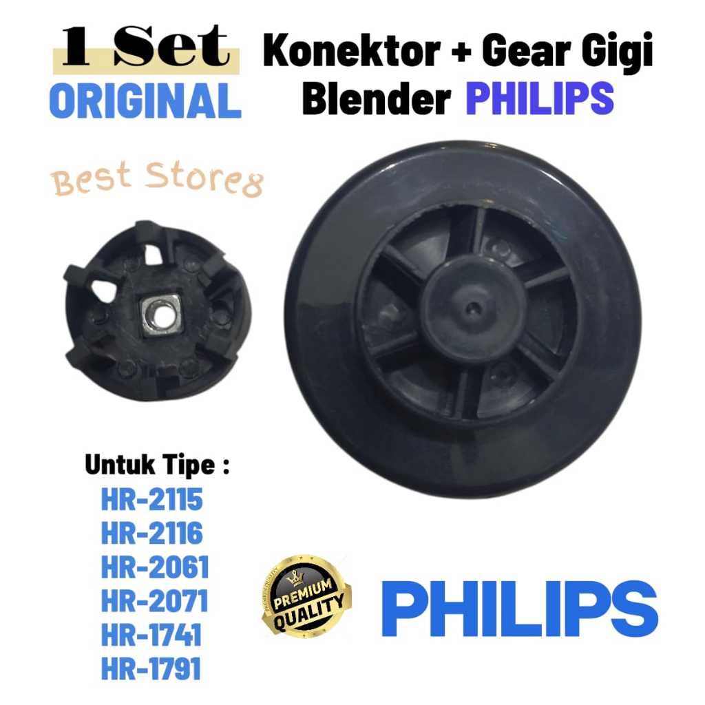 GIGI KONEKTOR BLENDER PHILIPS ORIGINAL HR 2115 2116 2061 2071 1731 1741 1791