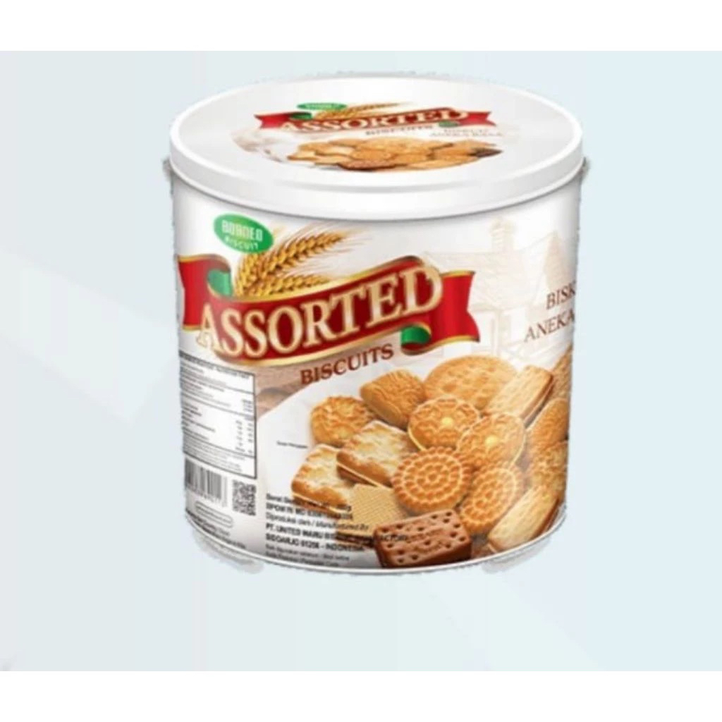 TERMURAH BISKUIT ASSORTED KALENG | BISKUIT KALENG VANILA 350gr