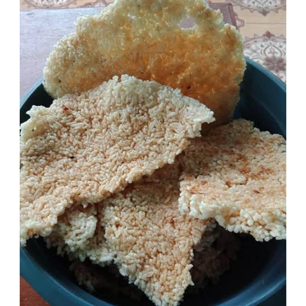 makanan ringan intip kriuk kriuk enak asin gurih