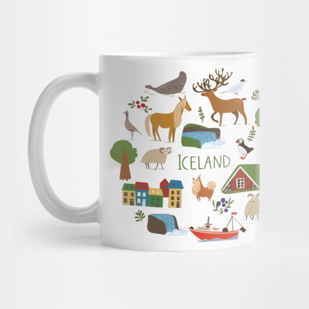 Souvenir Iceland travel - Iceland Travel Tea Mug