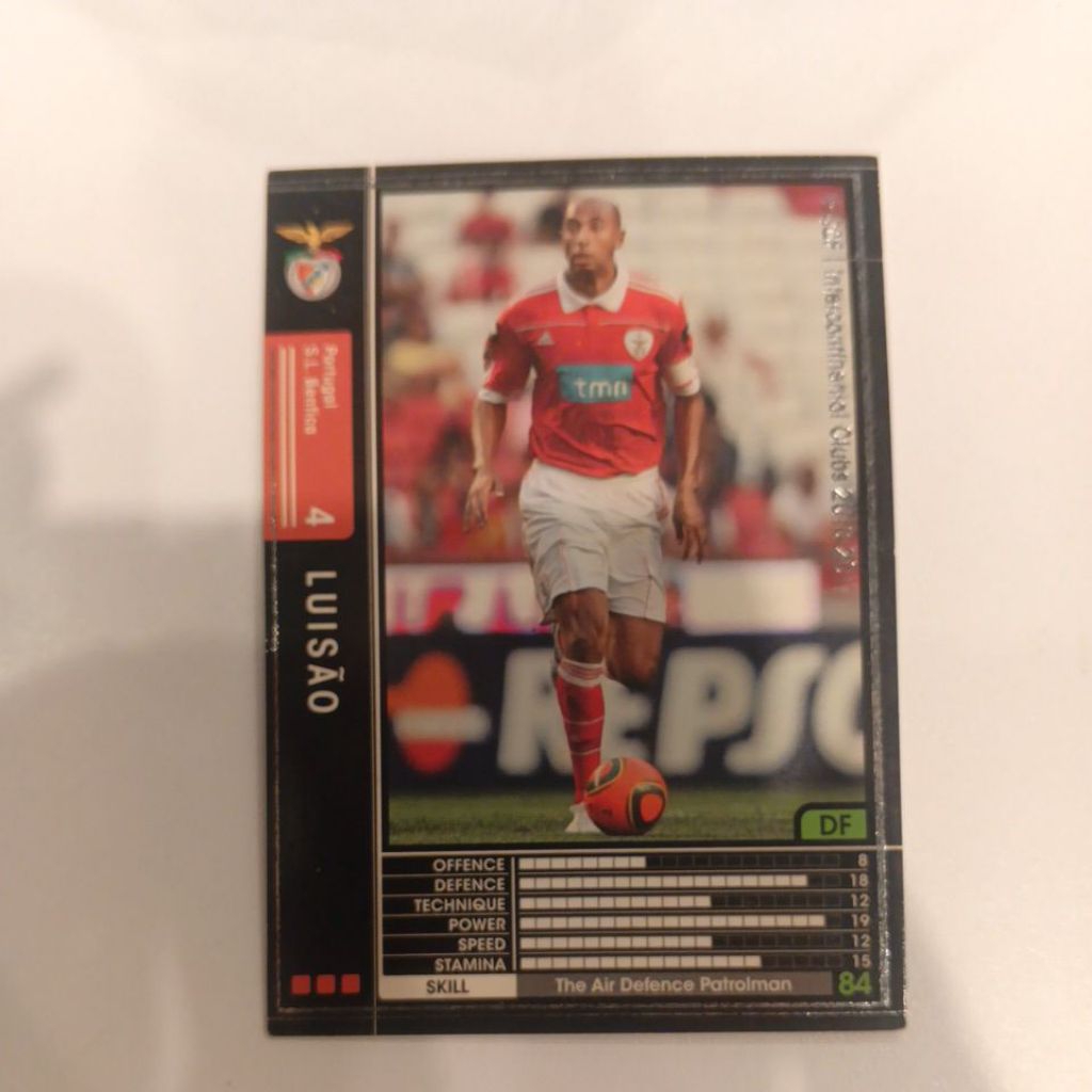 kartu bola panini wccf 2010/2011 Benfica