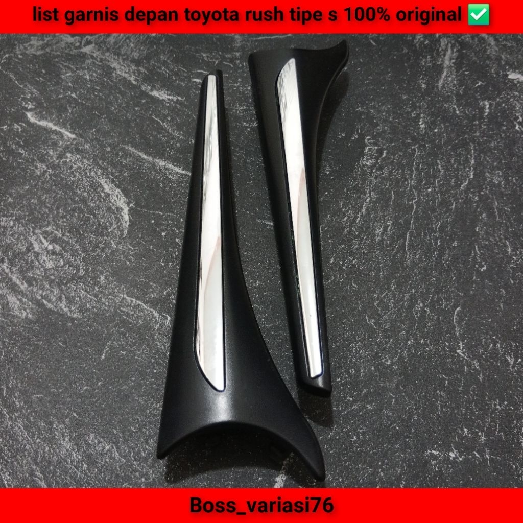 list garnis chrome grill Toyota rush tahun 2009- 2010 original