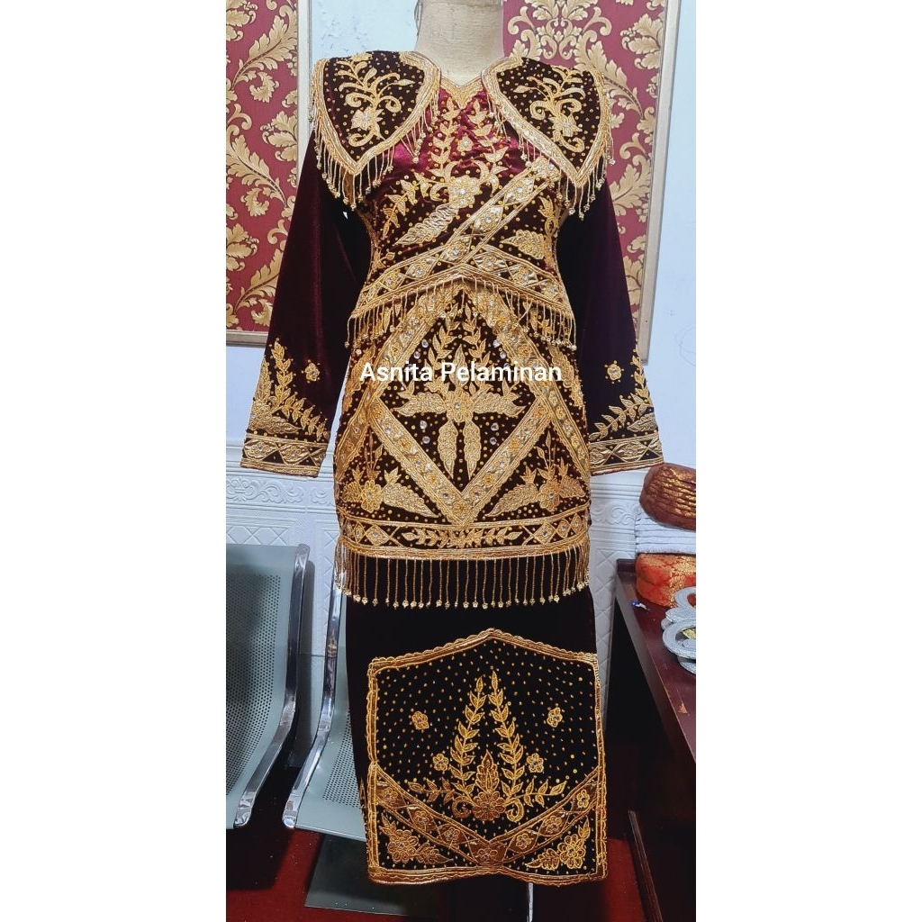 BAJU PENGANTIN ANAK ADAT PADANG MINANG MEWAH PREMIUM
